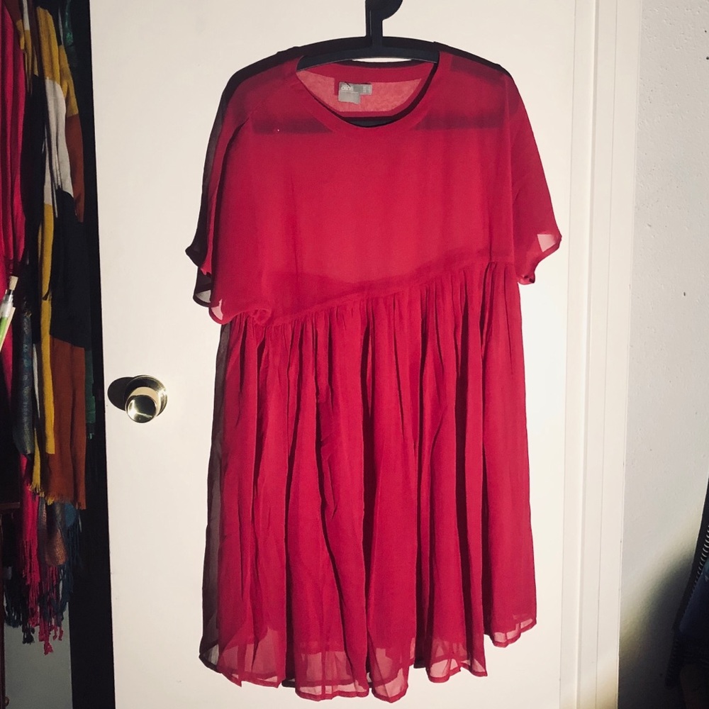 ASOS sheer babydoll dress
